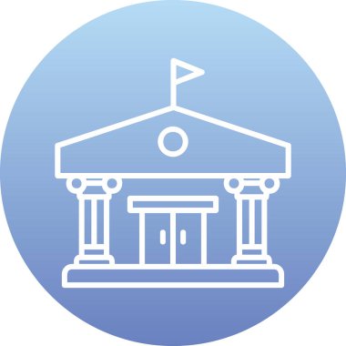 Sütun oluşturma simgesi, vektör illüstrasyonu