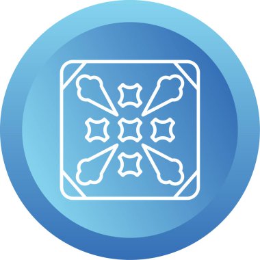 Döşeme. Web simgesi basit illüstrasyon