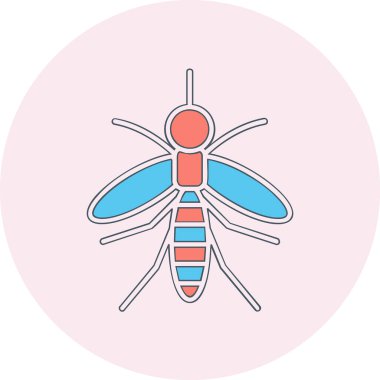 Sivrisinek ağı simgesi. vektör illüstrasyonu