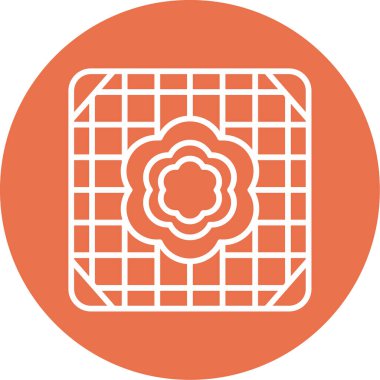 Döşeme. Web simgesi basit illüstrasyon