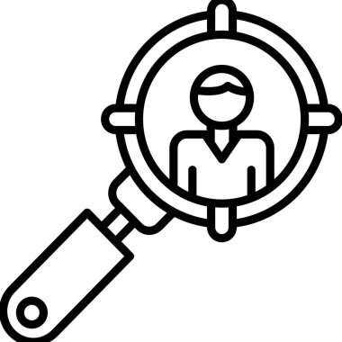 Web simgesi, vektör illüstrasyonu işe alınıyor