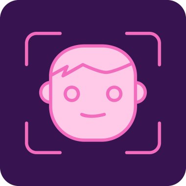 avatar erkek kullanıcı simgesi, yüz kimliği 