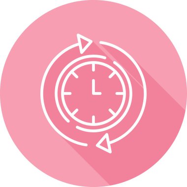 Her zamanki gibi. Web simgesi basit illüstrasyon