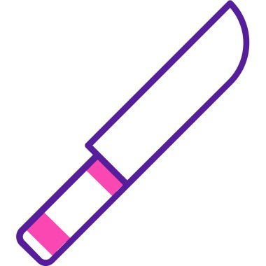 Bıçak. Web simgesi basit illüstrasyon 