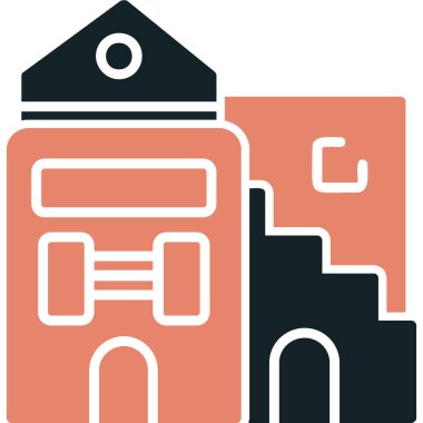 vektör evi oluşturma simgesi, modern tasarım illüstrasyonu 