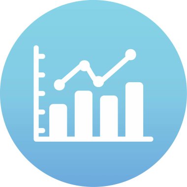 bar çizelgesi simgesi, vektör illüstrasyonu 
