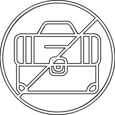 İşsizlik simgesi, vektör illüstrasyonu 