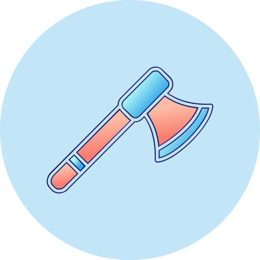 Balta ağ simgesi, vektör illüstrasyonu 