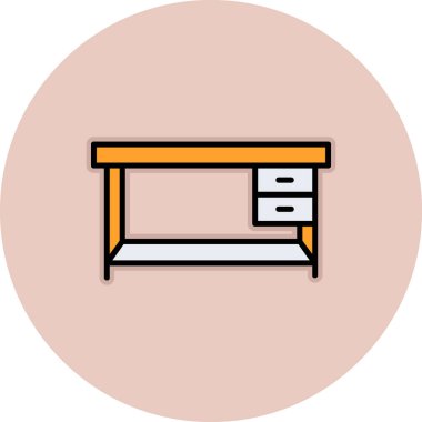 Resepsiyon simge vektör çizim 