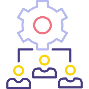 Bir grup insanın vektör çizimi, Takım Yönetimi