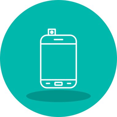 Akıllı telefon. Web simgesi basit illüstrasyon