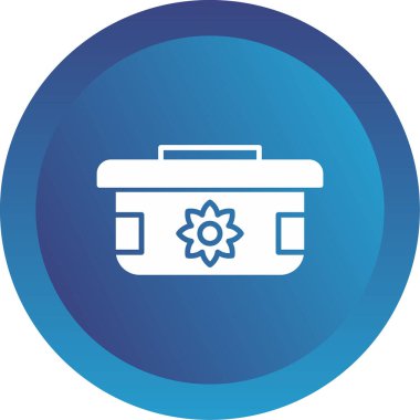 kutu web simgesi, vektör illüstrasyonu 