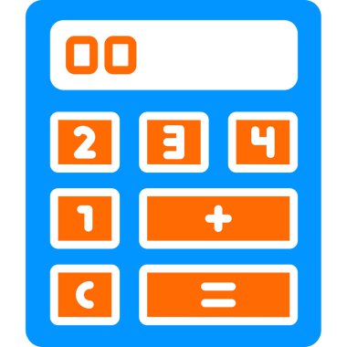 hesap makinesi vektör simgesi modern basit vektör çizimi