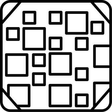 Döşeme. Web simgesi basit illüstrasyon