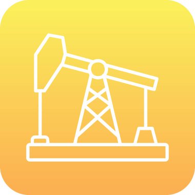 yağ pompası ikon vektör illüstrasyonu 