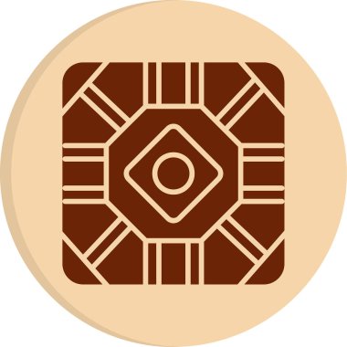 Döşeme. Web simgesi basit illüstrasyon