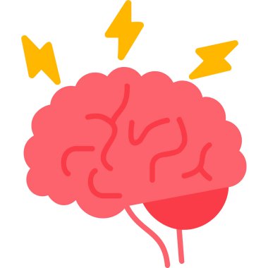 Beyin fırtınası web simgesi, vektör illüstrasyonu 