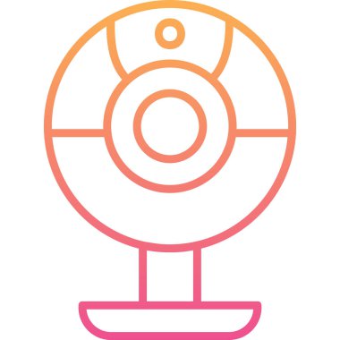Web kamera simge vektör çizim