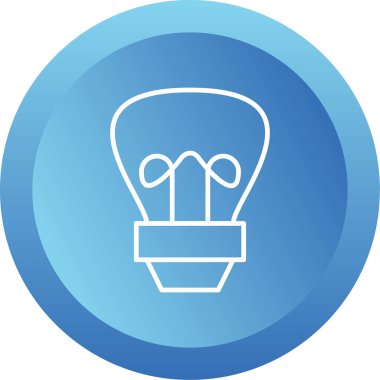 Ampul simgesi. vektör illüstrasyonu 