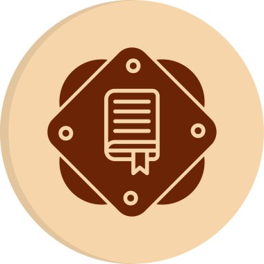 kitap simgesi, vektör illüstrasyonu basit tasarım