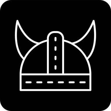 Kask simgesi vektör illüstrasyonu 