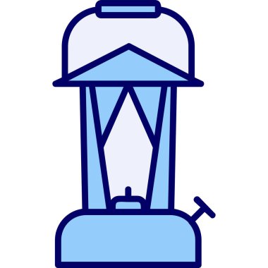 Bir fener ağ simgesinin vektör illüstrasyonu