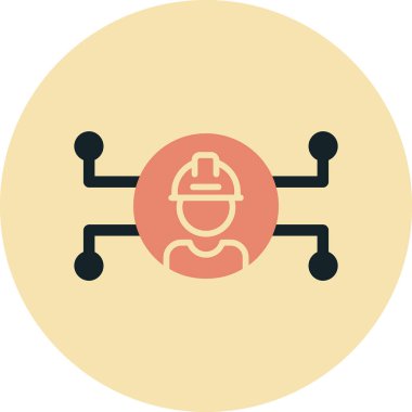 Mühendislik simgesinin vektör çizimi 