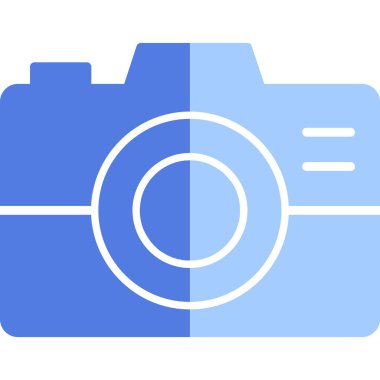 kamera simgesi vektör illüstrasyonu 