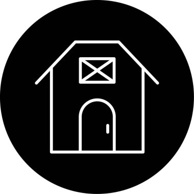 Ev. Web simgesi basit illüstrasyon  