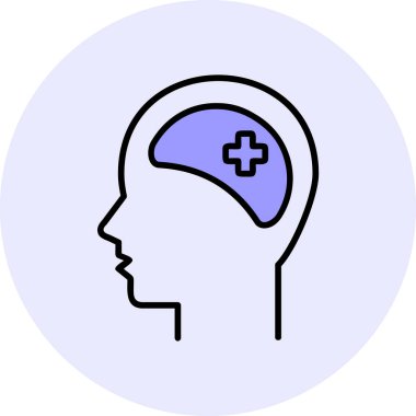 Klinik Psikoloji vektör çizimi tasarımı