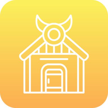 vektör evi oluşturma simgesi, modern tasarım illüstrasyonu 