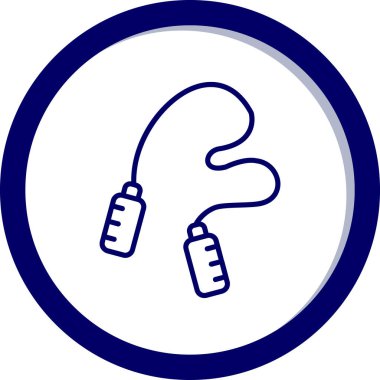 atlama ipi web simgesi, illüstrasyon vektör