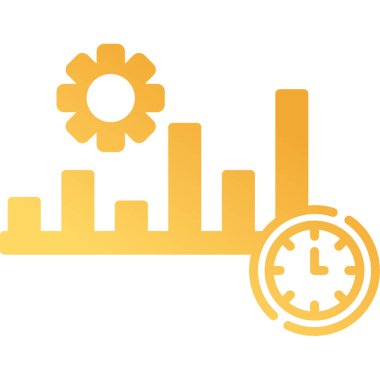  Üretim düzlüğü simgesi, vektör illüstrasyonu