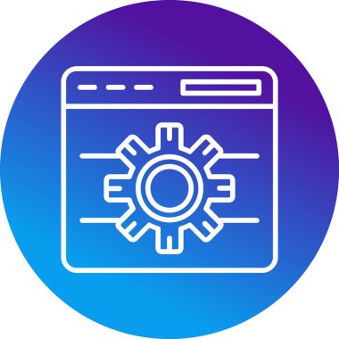 Tarayıcı Notu web simgesi, vektör illüstrasyonu