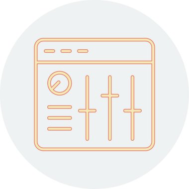 Ses Karıştırıcı vektör çizimi