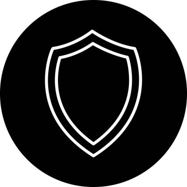 Ağ için koruma kalkanı vektör simgesi 