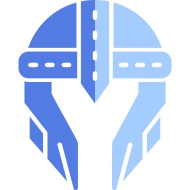 Kask simgesi vektör illüstrasyonu 