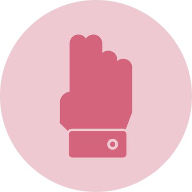 parmak simgesi vektör illüstrasyonu