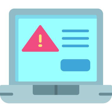 uyarı simgesi vektör illüstrasyonu