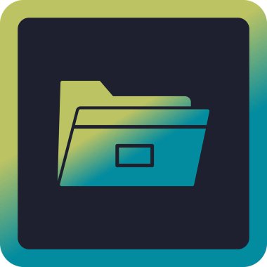 Dosya. Web simgesi basit illüstrasyon 