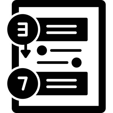 işlem web simgesi vektör illüstrasyonu