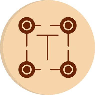 Metin Kutusu web simgesi, vektör illüstrasyonu