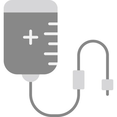 Kan Transfüzyon Ağı simgesi, vektör illüstrasyonu