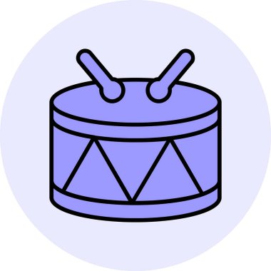 Web simgesi davul, illüstrasyon vektör 