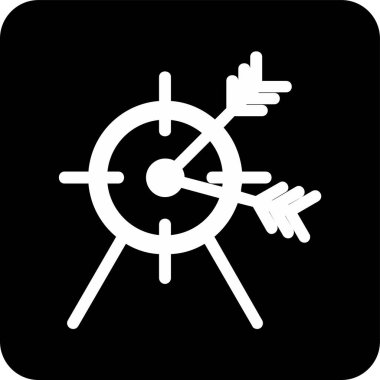 Oklu hedefin vektör illüstrasyonuName 