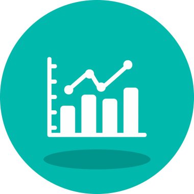 bar çizelgesi simgesi, vektör illüstrasyonu 