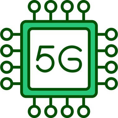 cpu icon, vector illustration simple design