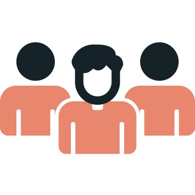 Takım. Web simgesi basit illüstrasyon 