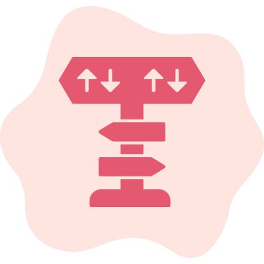 yönler web simgesi basit tasarım 