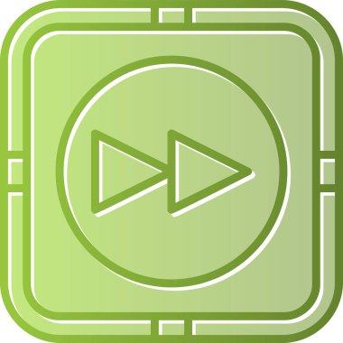 Hızlı ileri kutsal kişilerin resmi, vektör çizim                         